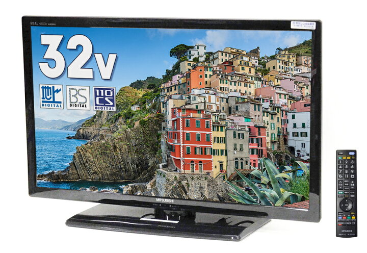 楽天市場】三菱 32型 32インチ 液晶テレビ REAL リアル 32V型 