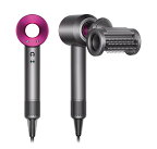 dyson ダイソン Dyson Supersonic Shine ヘアドライヤー アイアン／フューシャ HD15 ULF IIF ツヤ出しツール 低温ツール なめらかツール【新品】【送料無料！】