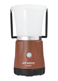 ランタン LEDランタン 電池式 LEDライト EX-W366D ブラウン(木目調) GENTOS ジェントス Explorer エクスプローラー 明るさ最大1000ルーメン 白色/昼白色/暖色/キャンドルモード