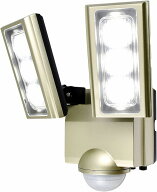 ELPA　LEDセンサーライト　防犯ライト　AC2灯　ESL-ST1202AC　エルパ　朝日電器　屋外　防雨　2200lm