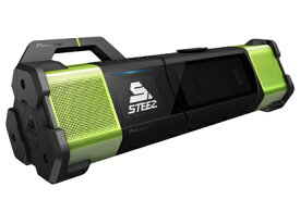 パイオニア Pioneer ポータブル スピーカー ミュージックシステム STEEZ AUDIO グリーン STZ-D10T-G 防滴構造 AC/乾電池の2電源対応