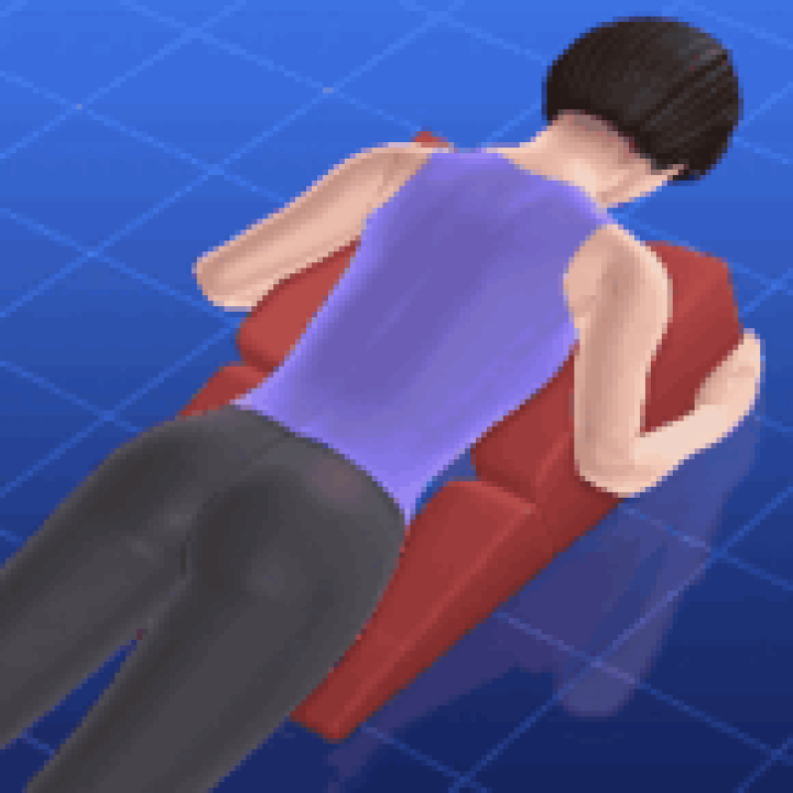 楽天市場】うつ伏せエアディープ ストレッチ エアー 振動 うつ伏せ