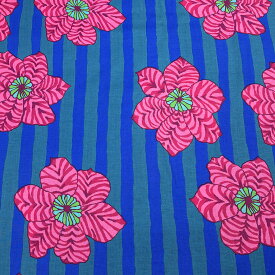 生地 【 Zebra Lily ゼブラリリー 5色 】 ケイフファセットコレクティブ 110cm巾 綿100％ 綿プリント シーチング 花柄 ユリ ゼブラ柄 バッグ ポーチ 巾着 インテリア カバーリング シャツ ブラウス ハンドメイド Textile World TOA