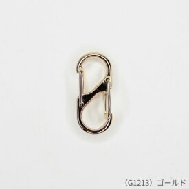 【 メルヘンアート Sカラビナ 1個入 】 カラビナ チャーム スマホホルダー スマホショルダー アウトドアコード パラコード 紐 クラフトコード パラコードクラフト アクセサリー作り キーホルダー ゴールド シルバー 金 銀 手芸 ハンドメイド資材 Textile World TOA