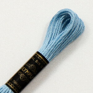 【 オリムパス 刺しゅう糸 25番 水色系 】 オリムパス刺繍糸 刺繍 ステッチ 刺繍糸 刺繍キット 刺しゅうキット 刺しゅう糸 小物 ヘアゴム こぎん刺し こぎん布 ブローチ コースター 刺繍ブロ