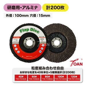 TOAN �f�B�X�N�y�[�p�[ �����p ���H���f�B�X�N ( �A���~�i ) ����:200�� ���a:15mm ( ���x �g�ݍ��킹�I���F40 60 80 100 120 ) �C���{�C�X�Ή��̎������s�� �������� �����y ��������