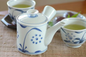 【砥部焼 梅山窯】太陽柄の切立急須