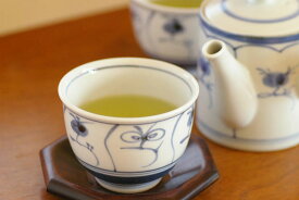 【砥部焼 梅山窯】なずなの湯呑(大)