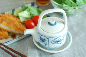 【砥部焼 梅山窯】なずなの醤油さし(小)