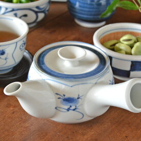 【砥部焼 梅山窯】なずなの平急須