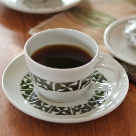 【砥部焼 山中窯】和紋のコーヒーカップ