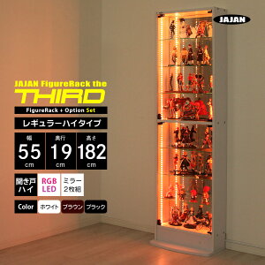 RGB LED�~���[�Z�b�g JAJAN �t�B�M���A���b�N �U �T�[�h ���M�����[ ��55cm ���s19cm ����182cm �i �n�C�^�C�v�{�� + RGB LED + �w�ʃ~���[1���g �j �R���N�V�����P�[�X �R���N�V�������b�N