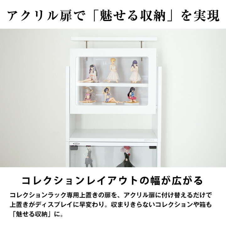 楽天市場】[上置きハイタイプ専用オプション] アクリル扉ハイタイプ 扉 