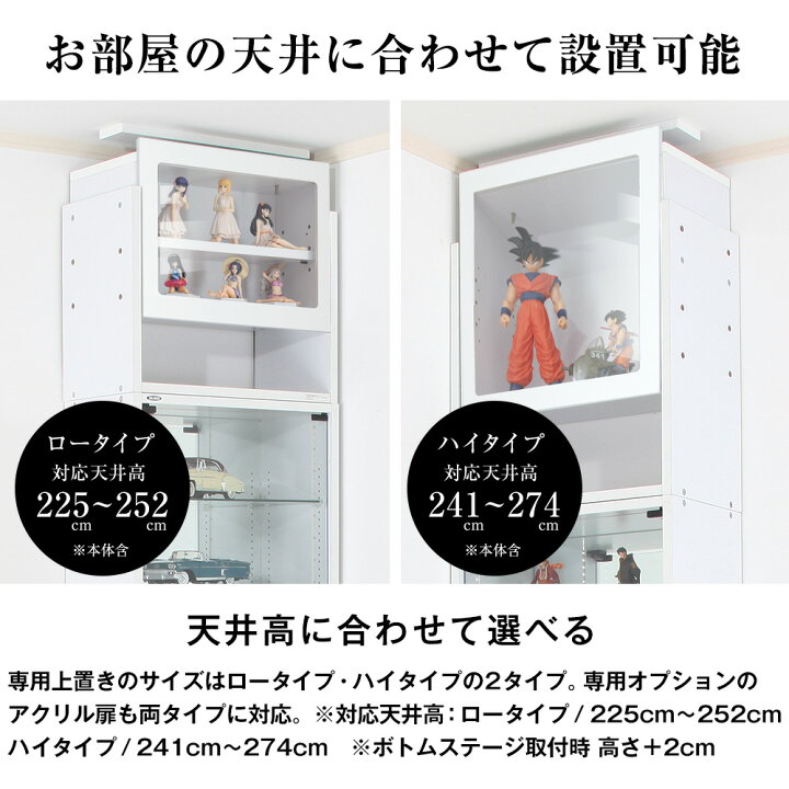 楽天市場】[上置きハイタイプ専用オプション] アクリル扉ハイタイプ 扉 