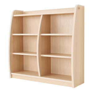 ブックシェルフ 幅93cm リヴル 1cmピッチ リビング 子供部屋 子供 本棚 木製 日本製 国産 完成品 子ども キッズ 低ホル フォースター インテリア 人気 保育園 幼稚園 子供がいる暮らし 男の子