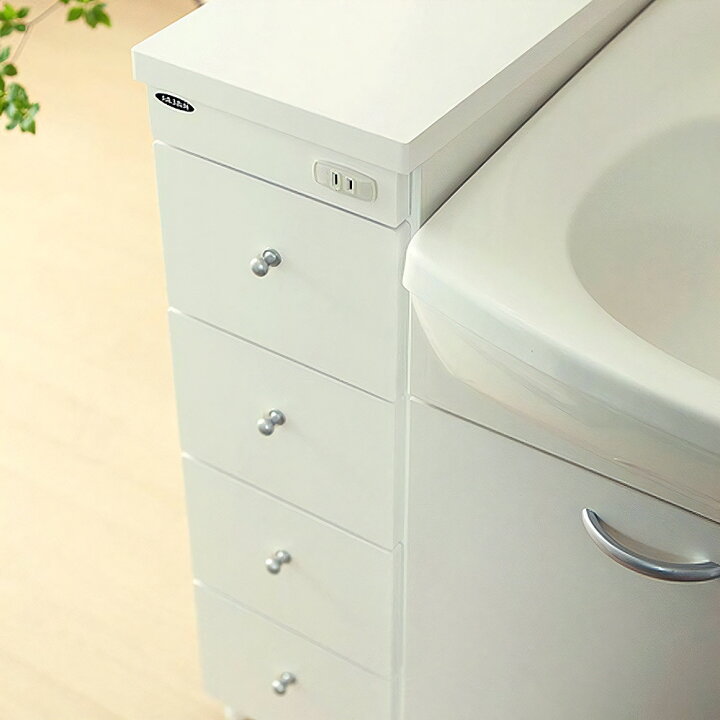 楽天市場】すき間収納 完成品 幅25cm 奥行44cm 日本製 スリムワゴン 