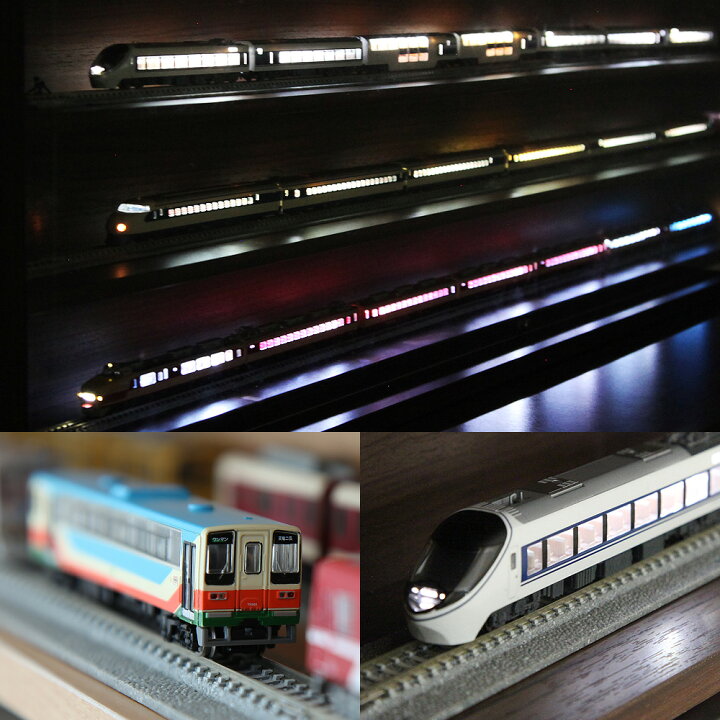 楽天市場】鉄道模型ディスプレイケース幅113cm Nゲージ HOゲージ対応 