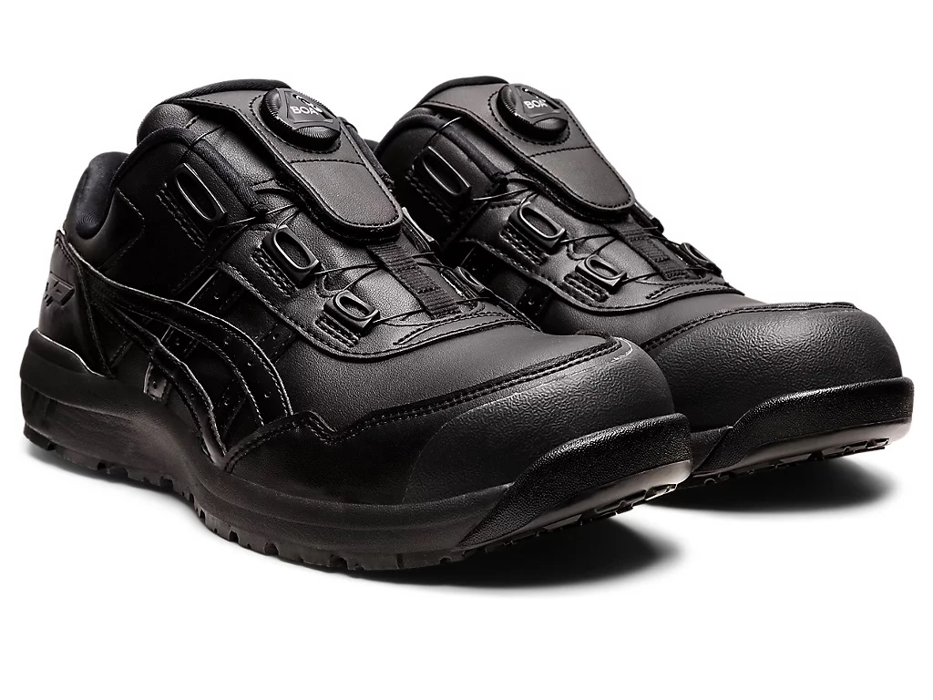 20239月限定色 ブラック×クランベリー（赤）発売中 アシックス CP306 安全靴 作業靴 ウィンジョブ BOAタイプ ローカット メンズ レディース 23cm-28cm asics スニーカータイプ 9