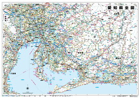 ホワイトボードラミネート愛知県全図ポスター（B0判）