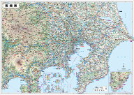 A0判　南関東全図ポスター