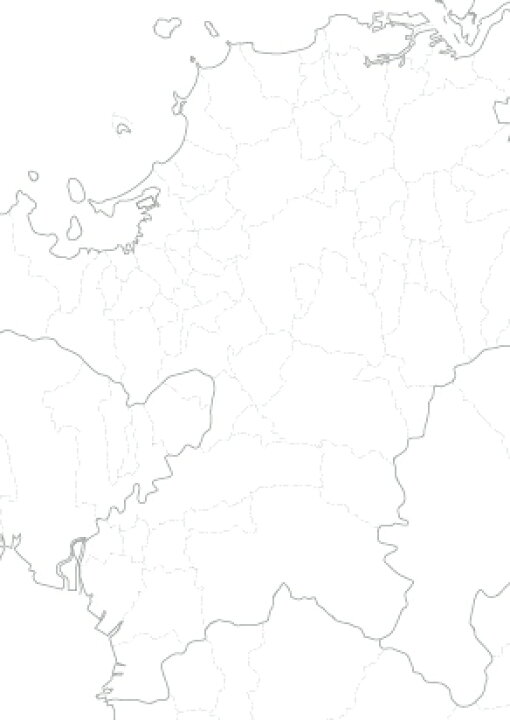 楽天市場 九州白地図 ｂ２判 地図の店とうぶんしゃ 楽天市場店