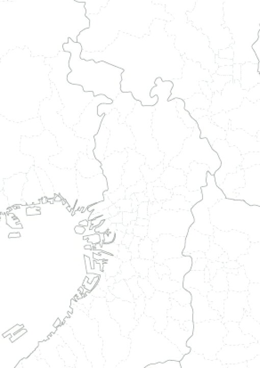 楽天市場 近畿白地図 ｂ２判 地図の店とうぶんしゃ 楽天市場店