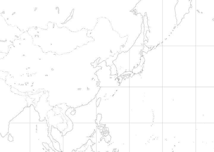 楽天市場 世界白地図 ｂ２判 地図の店とうぶんしゃ 楽天市場店