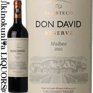 �h���_�r �}���x�b�N ���[���o [2023] �ԃ��C�� �t���{�f�B 750ml / �A���[���`�� �J���`���L���@���[Bodega El Esteco Don �G���E�G�X�e�R David Malbec Reserve