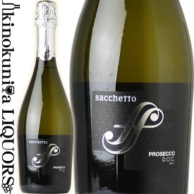 サケット / プロセッコ ブリュット [NV] スパークリングワイン 白 辛口 750ml / イタリア ヴェネト D.O.C. Sacchetto Prosecco Brut サクラアワード2019 シルバーメダル