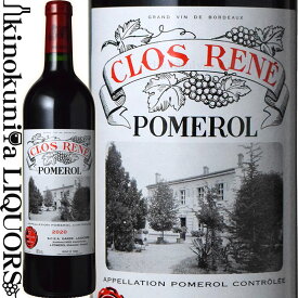クロ ルネ Clos Rene [2020] 赤ワイン フルボディ 750ml / フランス ボルドー ポムロール A.O.C.ポムロール / クロ・ルネ