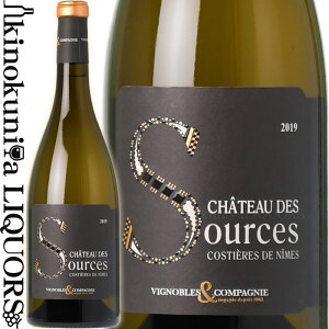 GX f Vg[ f XX u [2019] C h 750ml / tX OhbN [V A.O.C. COSTIERES DE NIMES / S DU CHATEAU DES SOURCES BLANC / VIGNOBLES & COMPAGNIE Bj[u G Rpj