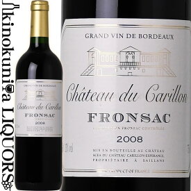 シャトー デュ カリヨン　フロンサック [2008] 赤ワイン フルボディ 750ml / フランス ボルドー AOCボルドー / CHATEAU DU CARILLON　FRONSAC (東京実業貿易)