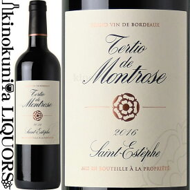 テルティオ ド モンローズ [2016] 赤ワイン フルボディ 750ml / フランス ボルドー オー メドック A.O.C.サン テステフ サードラベル Chateau Montrose Tertio de Montrose