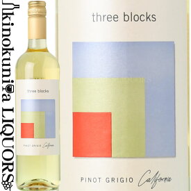 スリー ブロックス ピノ グリージョ カリフォルニア [NV] 白ワイン 辛口 750ml / アメリカ カリフォルニア Three Blocks Pinot Grigio California