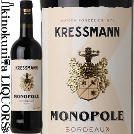 クレスマンモノポール ルージュ [2019] 赤ワイン ミディアムボディ 750ml / フランス ボルドー AOC / KRESSMANN MONOPOLE ROUGE　サクラアワード2024　ゴールド受賞