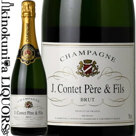 シャンパーニュ Jコンテ ペール＆フィス ブリュット [NV] スパークリングワイン 白 辛口 750ml / フランス シャンパーニュ Champagne J. Contet Pere & Fils Brut