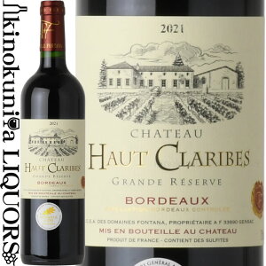 Vg[ I[ Nu  [2021] ԃC ~fBA{fB 750ml tX {h[ AOC{h[ Chateau Haut Claribes rouge