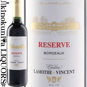 �V���g�[ �����b�g ���@���T�� ���[���� ���[�W�� �� [2022] �ԃ��C�� �t���{�f�B 750ml / �t�����X �{���h�[ A.O.C.�{���h�[ Chateau Lamothe Vincent Reserve Rouge [MTKM]