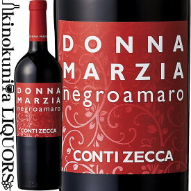【SALE】ドンナ マルツィア ネグロアマーロ [2021] 赤ワイン フルボディ 750ml / イタリア プーリア サレントI.G.T. アジィエンダ アグリコーラ コンティ ゼッカ Azienda Agricola Conti Zecca Donna Marzia Negroamaro