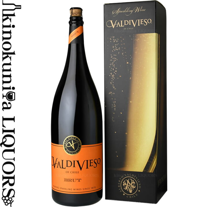 楽天市場 今だけ特価 ダブルマグナムボトル ビーニャ バルディビエソ バルディビエソ ブリュット Nv スパークリングワイン 白 辛口 3 000ml化粧箱入 チリ セントラル ヴァレー Vina Valdivieso Brut あす楽 送料無料 ワインの専門店 紀伊国屋リカーズ