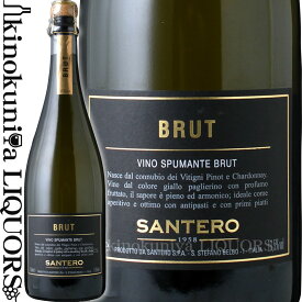 サンテロ ブラック ブリュット [NV] スパークリングワイン 白 750ml / イタリア ピエモンテ ヴィーノ スプマンテ Santero Black Brut