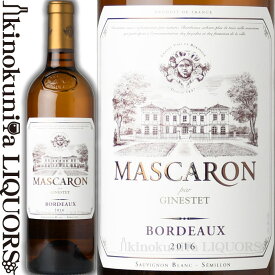 ジネステ / マスカロン ボルドー ブラン [2020][2021] 白ワイン 辛口 750ml / フランス ボルドー Ginestet Mascaron Bordeaux blanc