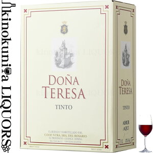 3000ml�{�b�N�X���C�� �y�ԁz �h�[�j���@�e���T�@�e�B���g �o�b�N�C���{�b�N�X [NV] �ԃ��C�� �~�f�B�A���{�f�B 3000ml / �X�y�C�� �J�X�e�B�[���� �� �}���`���B / DONA TERESA�@TINTO BAG IN BOX�@�{�f