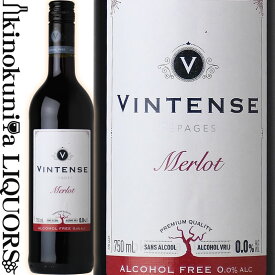 【再入荷】ヴィンテンス メルロー [NV] ノンアルコールワイン 赤 やや辛口 750ml / ベルギー ネオブュル社 Neobulles Vintense Merlot ノンアルコール ALC度数 0.0%