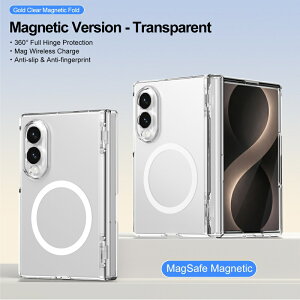 �y���r���[�Ő撅30���l��2580�~�I�z Galaxy Z Fold8 �P�[�X �N���A galaxy fold8 �P�[�X MagSafe�Ή� �M�����N�V�[z fold8 �N���A�P�[�X �����O�X�^���h 360�x��] �t�B�����t�� Z Fold8 �J�o�[ ������ �t�B