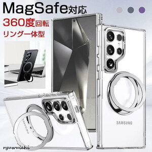 galaxy s25 ultra �P�[�X Magsafe�Ή� �����O�t�� �M�����N�V�[ s24 �N���A s24�E���g�� GalaxyS24 samsung �ϏՌ�