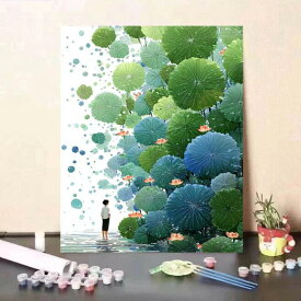 【送料無料】母の日 父の日 油絵 絵画 インテリア 油絵 セット 油絵風 壁掛け 美術品 数字 塗り絵 大人の 塗り絵 塗り絵 キット セット