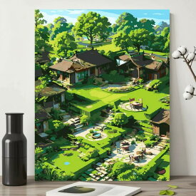 母の日 父の日 油絵 絵画 インテリア 油絵 セット 油絵風 壁掛け 美術品 数字 塗り絵 大人の 塗り絵 塗り絵 キット セット 風景画 DIY