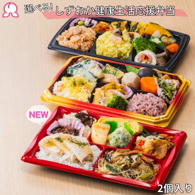 【お買い物マラソン ポイント10倍 4/24 20:00から4/27 9:59まで】冷凍弁当 しずおか健康生活応援弁当 選べる 2個入り おためし 冷凍 駅弁 和風 洋風 アジアン風 10食品群 減塩 栄養バランス ヘルシー 静岡 沼津 レンチン 簡単 シニア フレイル 時短調理 送料無料