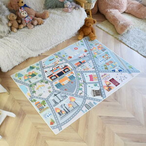 �􂦂�L�b�Y���O�}�b�g TOCO LIFE KIDS ���[�h�}�b�v �Ύ� ���h�� �t�����l�� �u���[ 2�T�C�Y ����~�� ���g �z�b�g�J�[�y�b�g�Ή� �I�[���V�[�Y�� �����` 1�� 1.5�� �q������